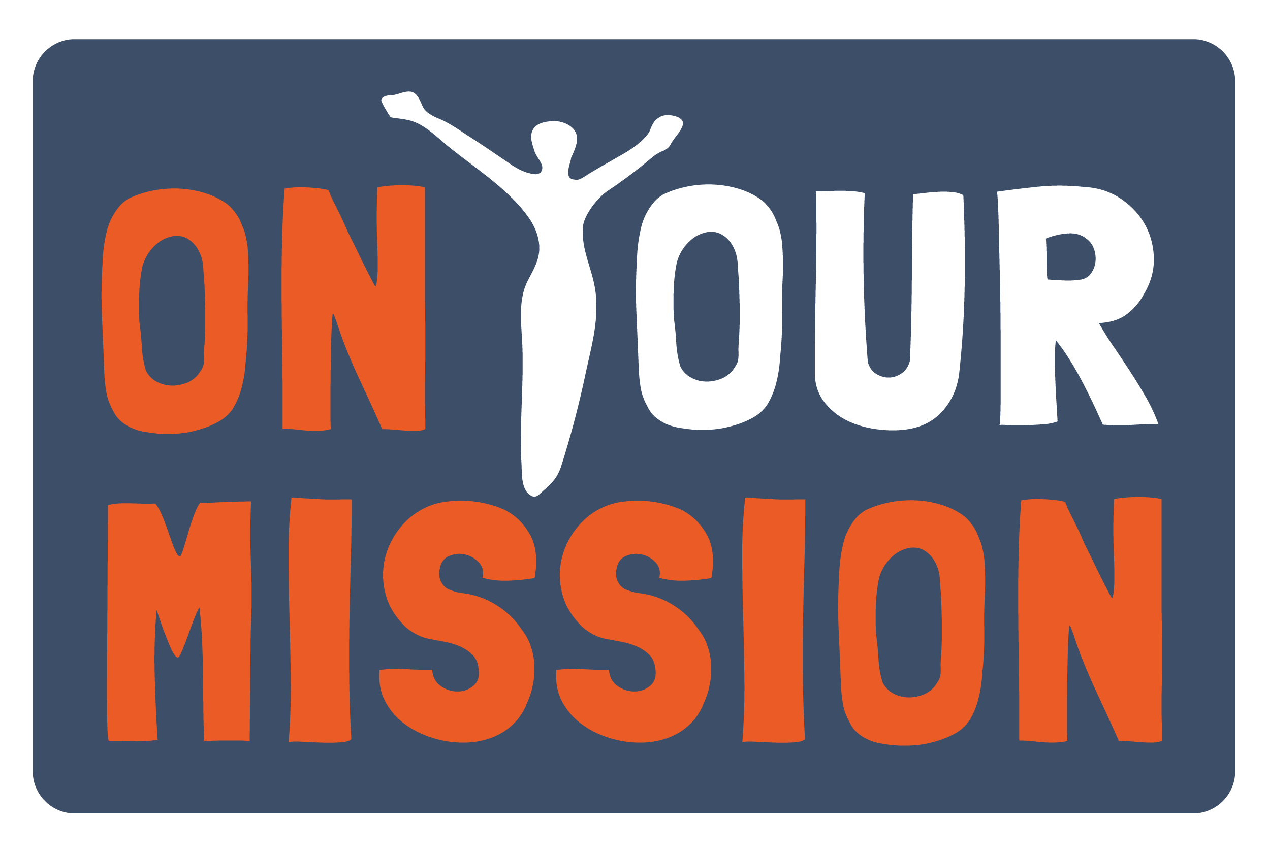 Logo On Your Mission inspirerende trainingen workshops en theatercolleges